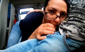 nerdy-brunette-teen-milks-a-cock-with-her-mouth-in-the-car