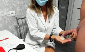Mature Doctor Giving Perfect Handjob In Wild Cfnm Action